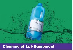 Cleaning of lab equipment